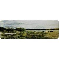 Benjamin Tate Design Vintage Cow Runner Rug in Natural | Size: 67 cm x 230 cm