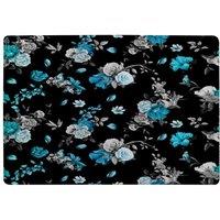 Benjamin Tate Design Blue Roses Rug in Natural | Size: Large