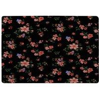 Benjamin Tate Design Beautiful Pink Flowers Rug in Natural | Size: Large
