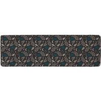Benjamin Tate Design Floral Magic Eyes Runner Rug in Natural | Size: 67 cm x 230 cm