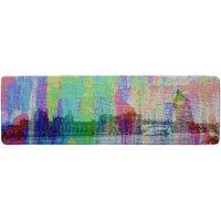 Benjamin Tate Design Rainbow Bridge Runner Rug in Natural | Size: 67 cm x 230 cm