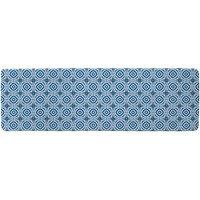 Benjamin Tate Design Blue Powerful Runner Rug in Natural | Size: 67 cm x 230 cm