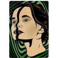 Benjamin Tate Design Portrait Of Woman Designer Rug in Natural | Size: Large