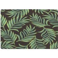 Benjamin Tate Design Green Palm Leaves Rug in Natural | Size: Large