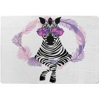 Benjamin Tate Design Pink Zebra Designer Rug in Natural | Size: Large