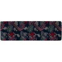 Benjamin Tate Design Leaves Of Tropical Plants Runner Rug in Natural | Size: 67 cm x 230 cm