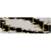 Benjamin Tate Design Baroque Runner Rug in Natural | Size: 67 cm x 230 cm