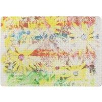 Benjamin Tate Design Flower Burst Rug in Natural | Size: Large
