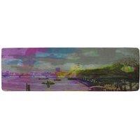 Benjamin Tate Design London Bridge View Runner Rug in Natural | Size: 67 cm x 230 cm