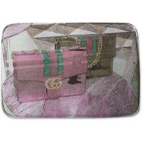 Benjamin Tate Design Bag Selection Designer Bathmat in Black
