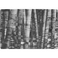 Benjamin Tate Design Black & White Bamboo Rug in Natural | Size: Large