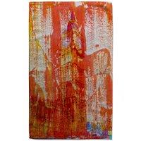 Benjamin Tate Design Crazy Red Ben Stylish KitchenTowel