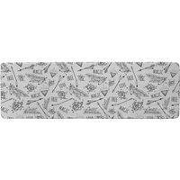 Benjamin Tate Design Tribal Feathers Arrows & Diamonds Runner Rug in Natural | Size: 67 cm x 230 cm