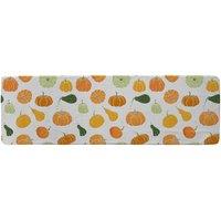 Benjamin Tate Design Pumpkin Illustrations Runner Rug in Natural | Size: 67 cm x 230 cm