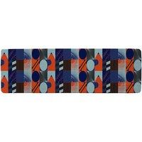 Benjamin Tate Design Deconstructed Postmodern Inspired Artwork Runner Rug in Natural | Size: 67 cm x 230 cm