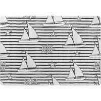 Benjamin Tate Design Sailboats Designer Rug in Natural | Size: Large