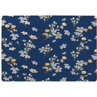 Benjamin Tate Design Blue & Yellow Bunches Rug in Natural | Size: Large