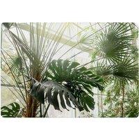 Benjamin Tate Design Green Plants In Botanical Garde Designer Rug in Natural | Size: Large