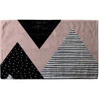 Benjamin Tate Design Geometric Triangles Stylish KitchenTowel in Pink