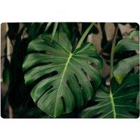 Benjamin Tate Design Monstera Leaves In Home Interior Designer Rug in Natural | Size: Large