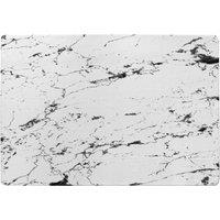 Benjamin Tate Design Thin Black Marble Designer Rug in Natural | Size: Large