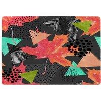 Benjamin Tate Design Maple Leaf Geometrics Rug in Natural | Size: Large