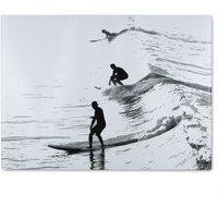 Benjamin Tate Design Surfers Glass Chopping Board in Natural