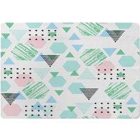 Benjamin Tate Design Geometric Shapes Designer Rug in Natural | Size: Large