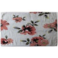Benjamin Tate Design Pink Flowers Stylish KitchenTowel