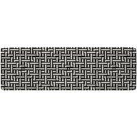 Benjamin Tate Design Woven Pattern Runner Rug in Natural | Size: 67 cm x 230 cm