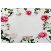 Benjamin Tate Design Scattered Flowers Designer Rug in Natural | Size: Large
