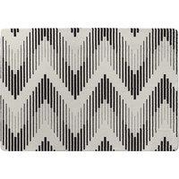 Benjamin Tate Design Geometric Zig Zag Rug in Natural | Size: Large