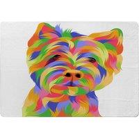 Benjamin Tate Design Amazing Illustration Dog Designer Rug in Natural | Size: Large