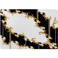 Benjamin Tate Design Baroque Designer Rug in Natural | Size: Large