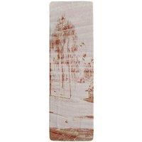 Benjamin Tate Design Bronze Palm Runner Rug in Natural | Size: 67 cm x 230 cm