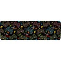 Benjamin Tate Design Joystick Game Runner Rug in Natural | Size: 67 cm x 230 cm