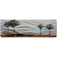 Benjamin Tate Design S&G Palm Runner Rug in Natural | Size: 67 cm x 230 cm