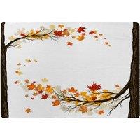 Benjamin Tate Design Autumn Trees Designer Rug in Natural | Size: Large