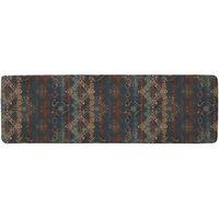 Benjamin Tate Design Ethnic Boho Distressed Pattern Runner Rug in Natural | Size: 67 cm x 230 cm