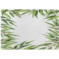 Benjamin Tate Design Leaves Border Designer Rug in Natural | Size: Large