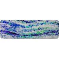 Benjamin Tate Design Blue Wilderness Runner Rug in Natural | Size: 67 cm x 230 cm