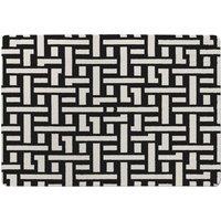 Benjamin Tate Design Woven Pattern Designer Rug in Natural | Size: Large