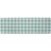 Benjamin Tate Design Green Uncommon Boho Chic Summer Design Runner Rug in Natural | Size: 67 cm x 230 cm