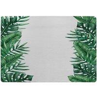 Benjamin Tate Design Half Botanical Border Designer Rug in Natural | Size: Large
