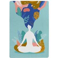 Benjamin Tate Design Mindfulness, Meditation & Yoga Designer Rug in Natural | Size: Large