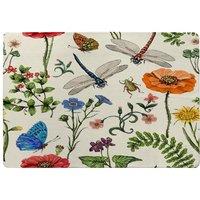 Benjamin Tate Design Flowers & Insects Rug in Natural | Size: Large