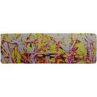 Benjamin Tate Design River Thames & Red Branches Runner Rug in Natural | Size: 67 cm x 230 cm
