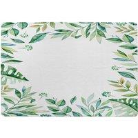 Benjamin Tate Design Light Botanical Leaves Designer Rug in Natural | Size: Large