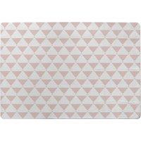 Benjamin Tate Design Pink Triangles Rug in Natural | Size: Large