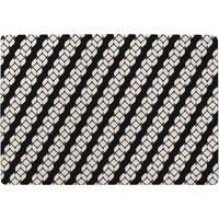 Benjamin Tate Design Striped Rope Pattern Rug in Natural | Size: Large